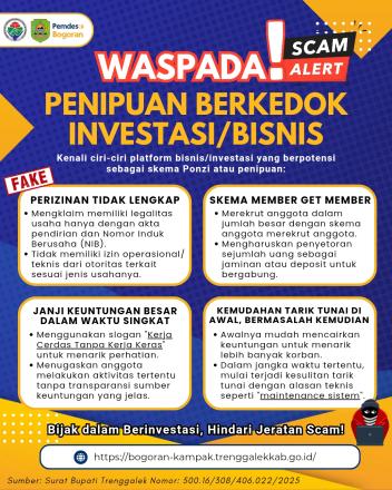 Waspada Platform Aplikasi Bisnis/Investasi yang Berpotensi Ponzi/Scam/Penipuan